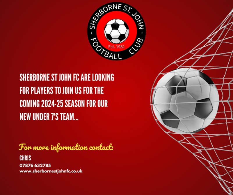Sherborne St John FC, New players wanted